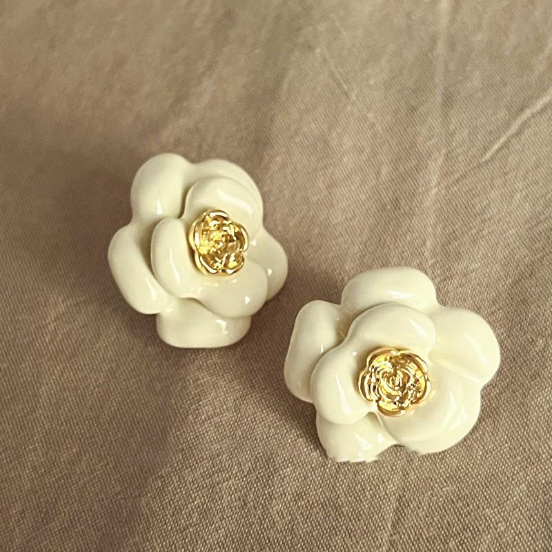 Koreanischer Stil Zirkon Blumenstecker – Leichter Luxus, Exquisit, Modischer Nischenschmuck