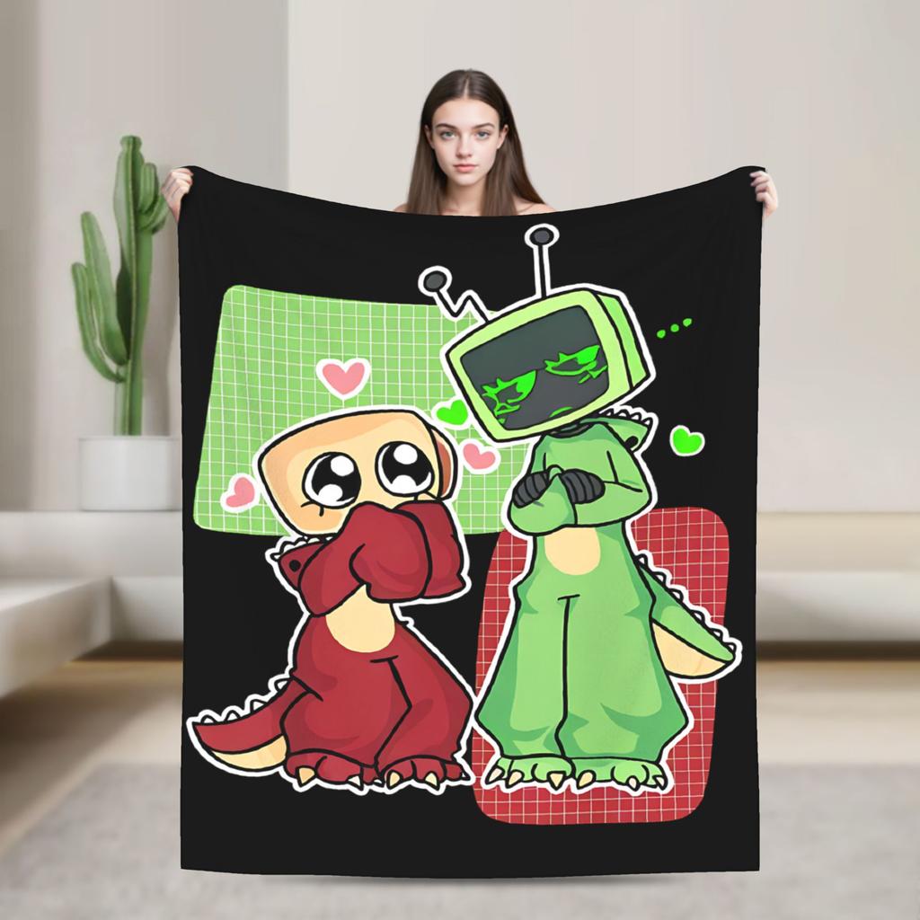 Dandys World Pebble  Blanket  Fleece Novelty Warm Throw Blankets for Bedding Lounge Spring Autumn