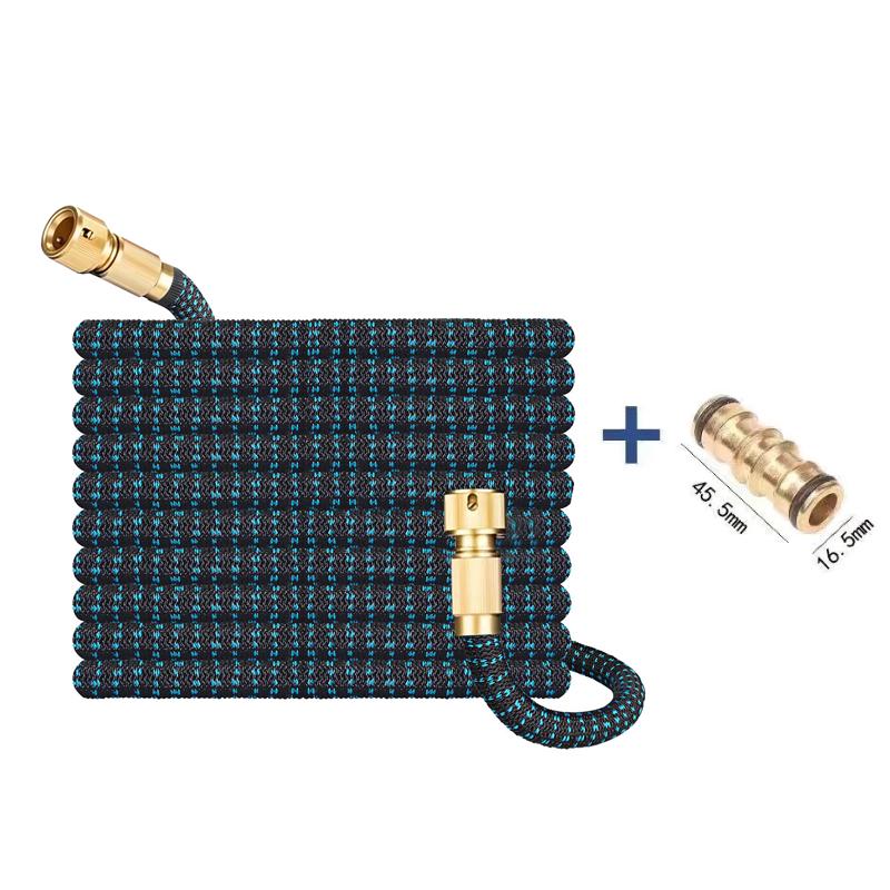 High-Pressure Telescopic Water Hose and Spray Nozzle for Car Wash and Garden Use