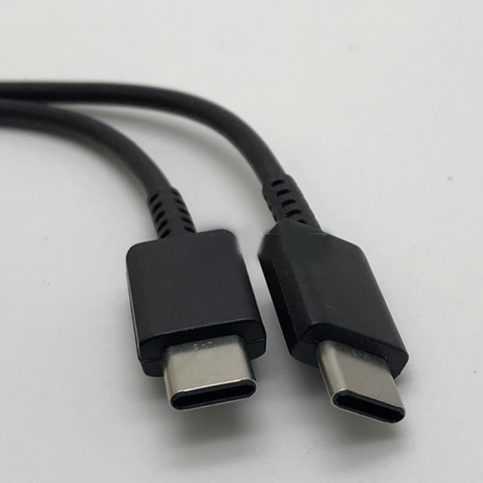 Câble de données Pour Samsung Galaxy Note 10 / Plus Chargeur mural ultra rapide Type C Câble de données-Marron-1PC