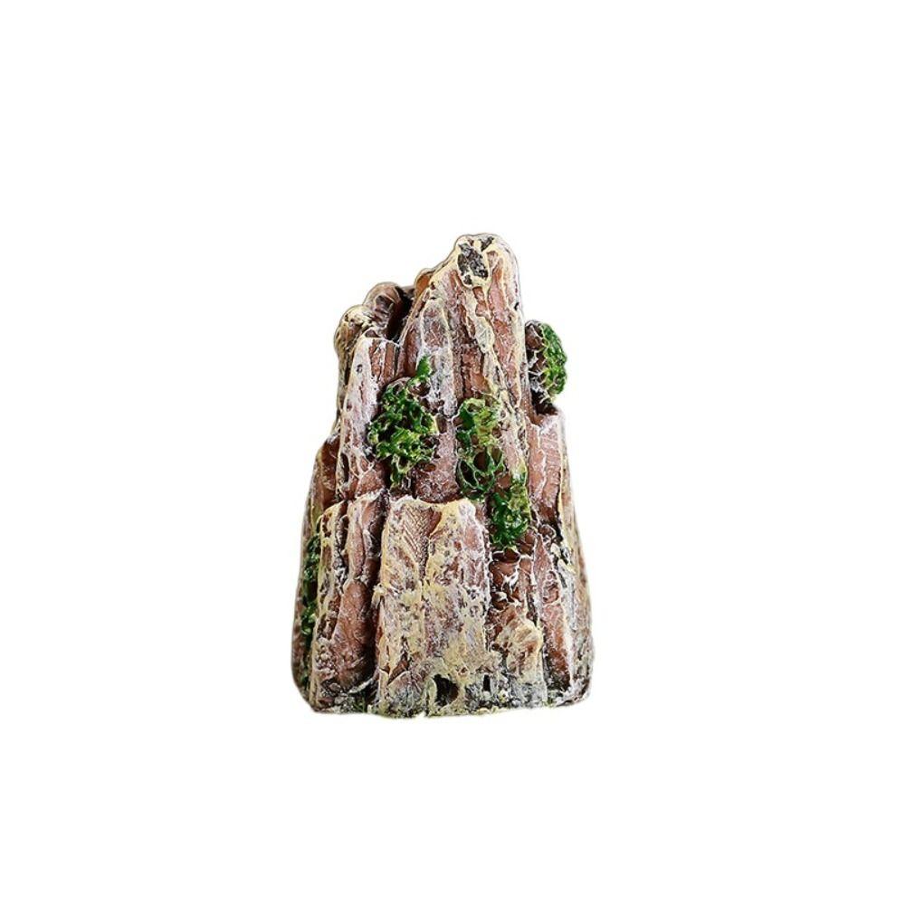 

Искусственная гора из смолы своими руками, бонсай, микро-пейзаж, декор аквариума 2