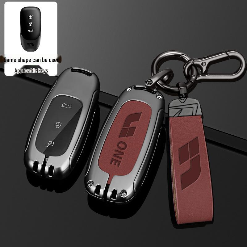 Compatible Ideal L7 Key Cover for 2023 Ideal One L8 Car, Protective Shell with Key Buckle for Men and Women