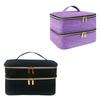  Dustproof Sewing Tool Storage Bag Crafting Storage Solution Double Layer Sewing Bag for Hobbyists and Artists