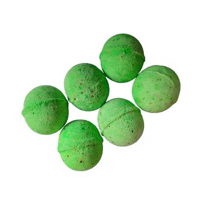 Aromatic Bath Bomb Set Green Tea (6 X 75 G), Aromatic Bath Bomb with Green Tea Set, Aaranyam