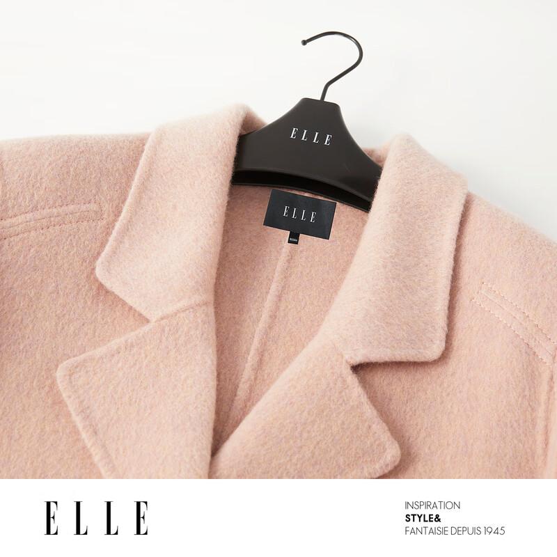 ELLE Women's 100% Lamb Wool Double-Faced Coat