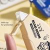 4pcs Dots Liner Glue Tape Cartoon Design Mini Portable Safe Use Double-side Adhesive for Album Diary School