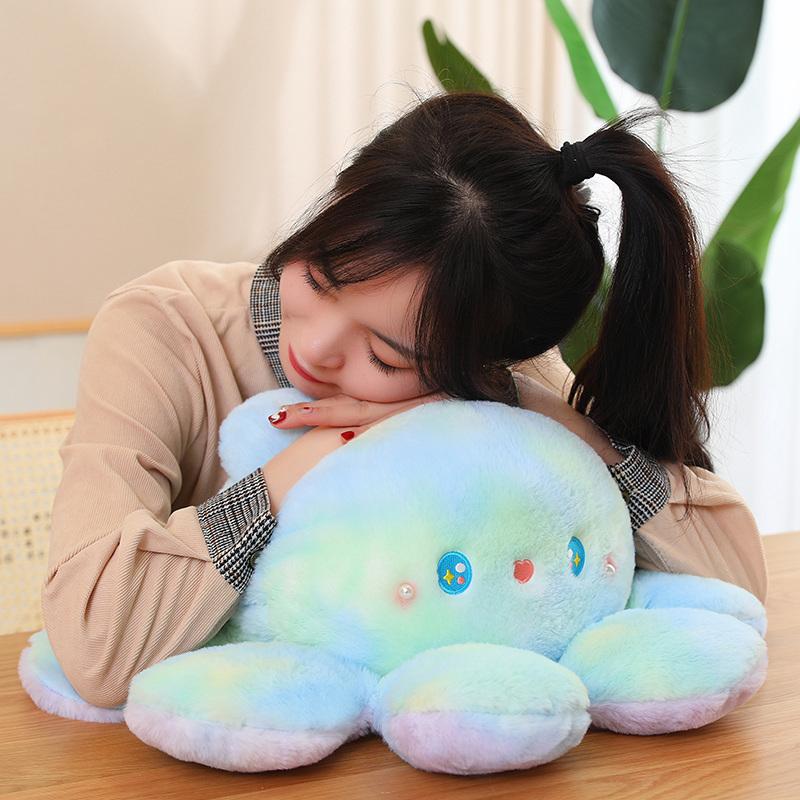 Soft Ferry Plush Cat Plush Toy Cosplay Octopus Legs Jellyfish Bunny Stuffed Animals Doll Rainbow Rabbit Baby Appease Toy
