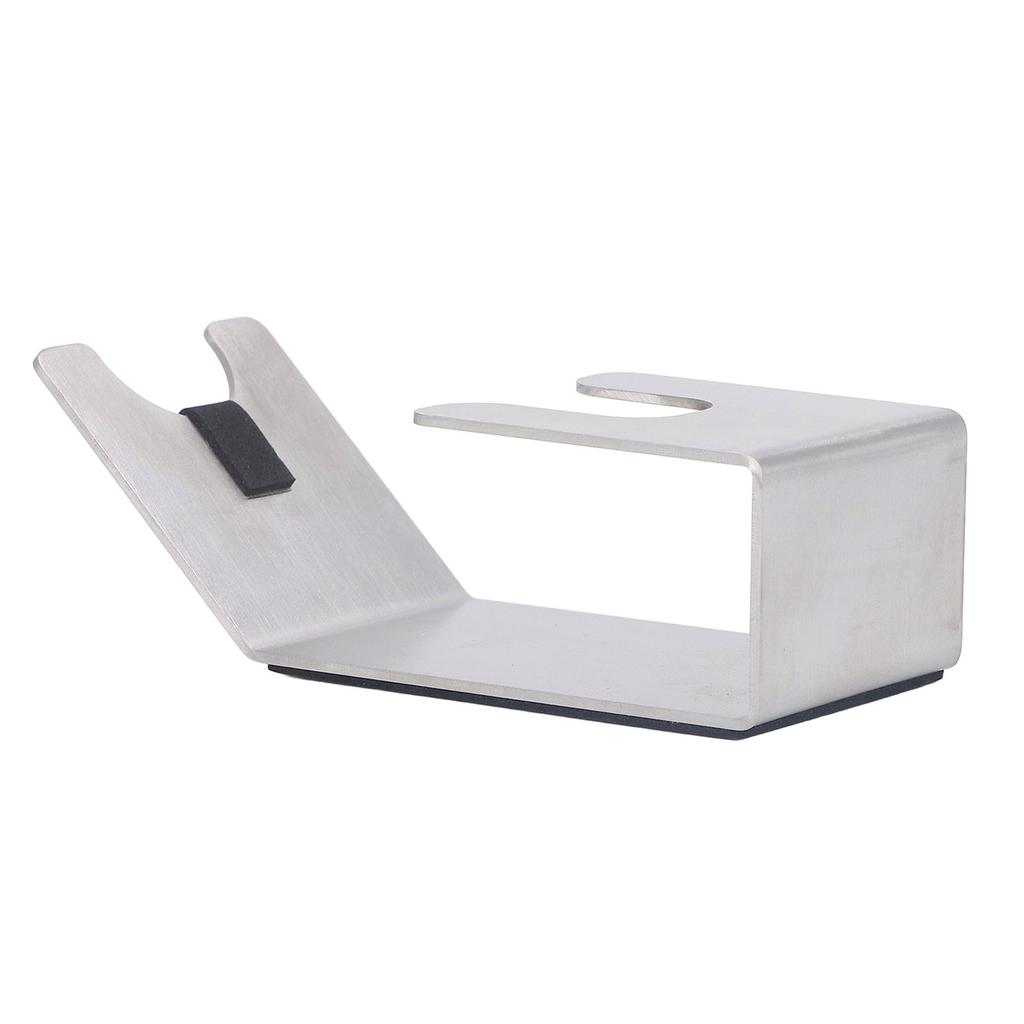 Stainless Steel Coffee Portafilter Stand Bottomless Single Double Spout Coffee Portafilters Holder Support Rack Silver