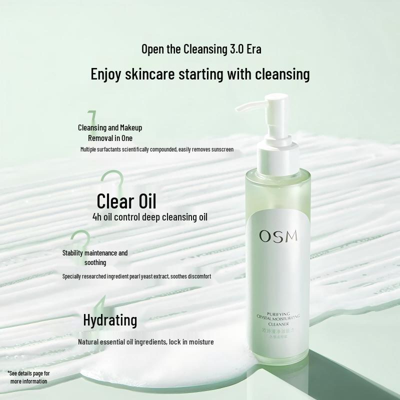 OSM Crystal Clear Hydrating Facial Cleanser