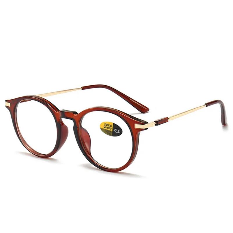 Fashion Reading Glasses Women Elderly Presbyopic Eyeglasses Anti Blue Light Glasses Round Vision Care +0.00~+4.00 13colors
