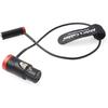Alvin's Cables Low Profile 3-Pin Mini-XLR Male To Full-Size XLR Female Audio Cable for BMPCC 4K 6K Camera Video Assist with Original Connector, Red, 1