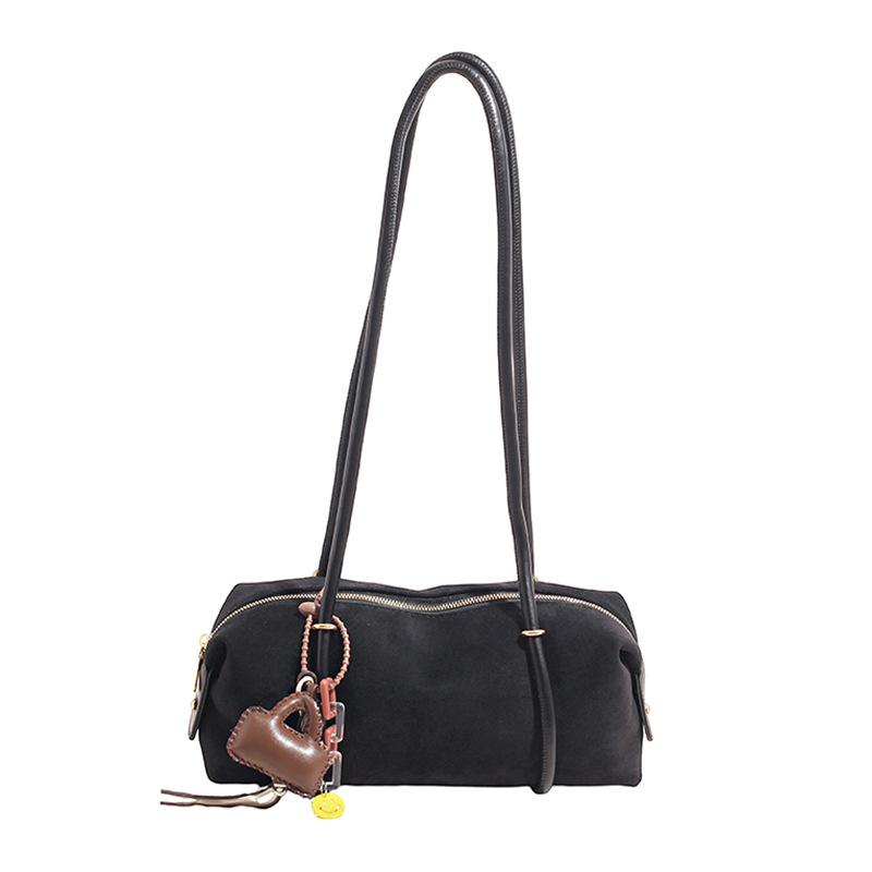 

Retro niche suede pillow bag women s new commuter shoulder bag versatile texture underarm bag single package
