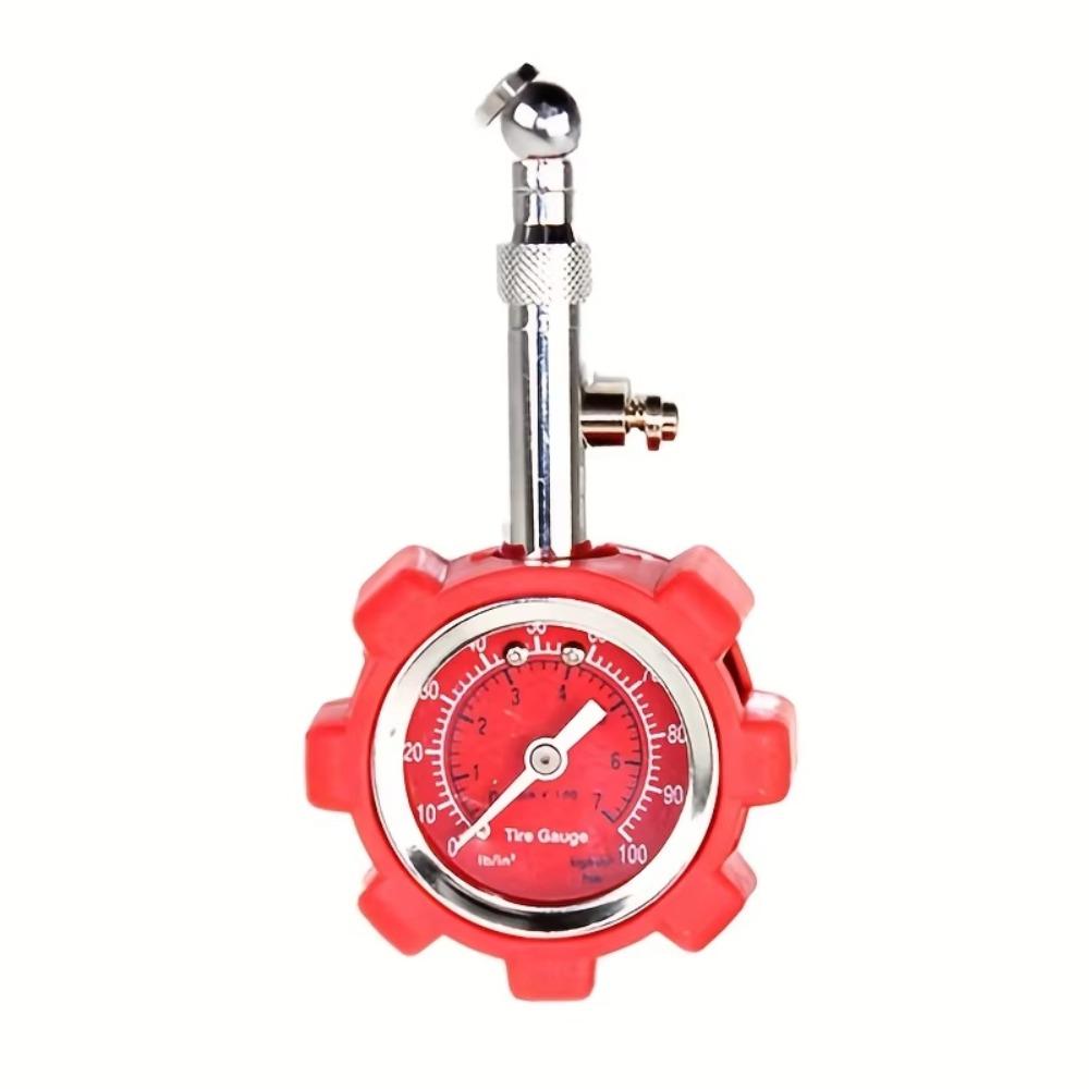 0~100 PSI Tire Pressure Gauge Reset Function Tire Pressure Monitoring Tool  Vehicle Maintenance