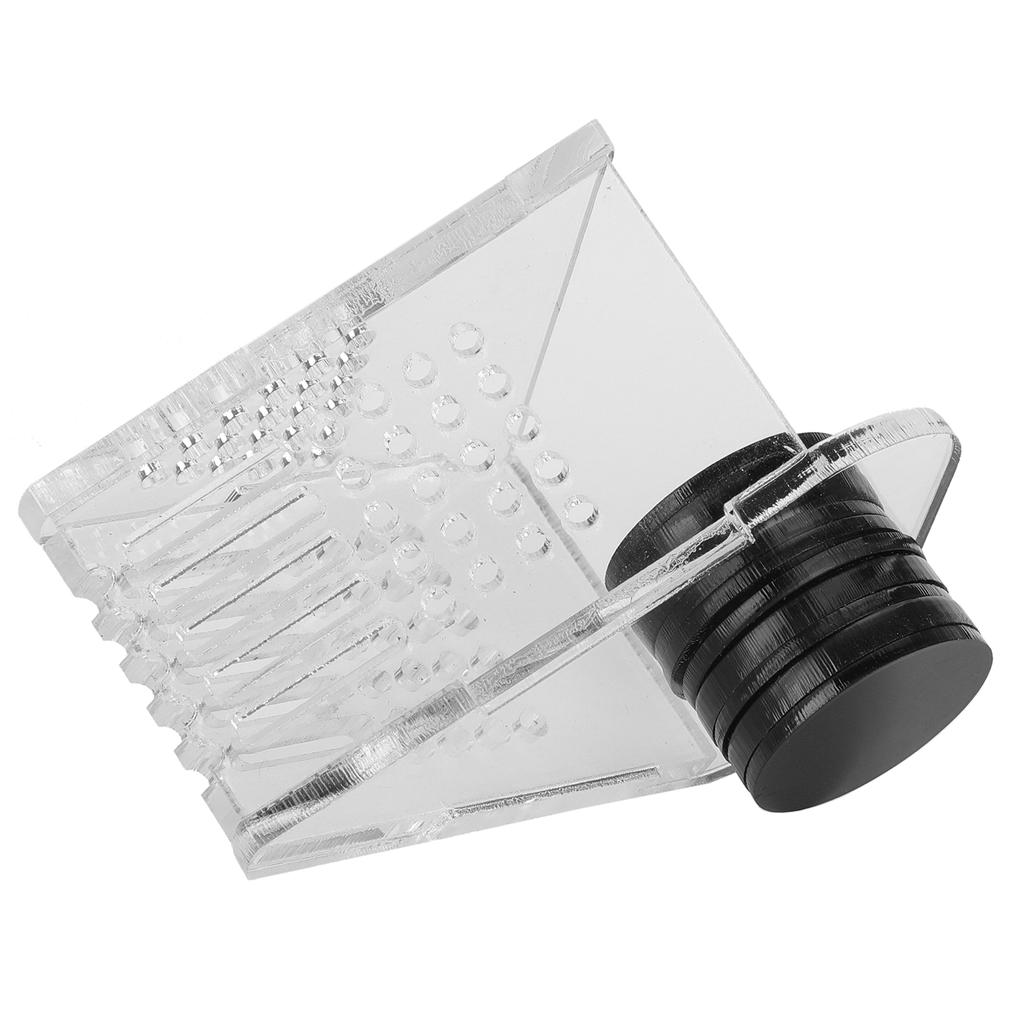 Transparent Aquarium Fish Tank Cone Feeder Acrylic Feeding Container Magnetic Suction