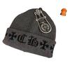 Sanskrit Print Knitted Beanie – Unisex Autumn & Winter Slouchy Hat