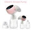 Electric Breast Pump Portable Baby Nipple Bottle 2-IN-1 Smart Integrated Suction Breast Pump Milk Postpartum Fortable BreastPump