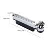 Car LED Daytime Headlight With Wind Powered Fan - 8 LED Rotating Lights In White/Blue For Enhanced Visibility