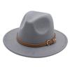 Top Hat British Party Jazz Hat Fedora Wool Hat Big Brim Trend Hat
