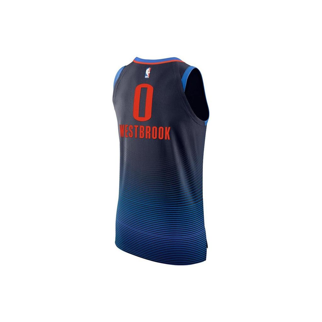 Nike NBA Swingman Basketballtrikot Russell Westbrook Oklahoma City Thunder Herren Tops Blau 863163-419