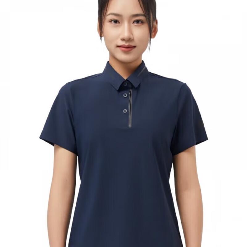 

Sklare Women s Warp-Knitted Polo Shirt with Lapel 4XL