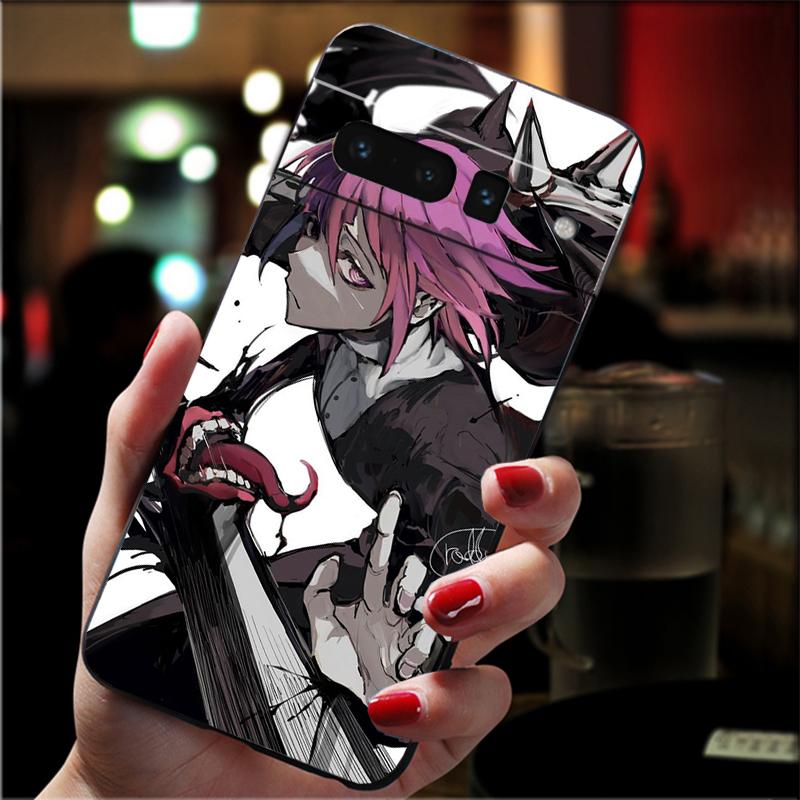 For Google Pixel 10 9 Pro XL Silicone Phone Soft Case For Google Pixel 9A 8A 7A 6A 5 Soul Eater Crona Cover Shell