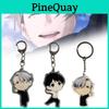 Yur On Ice Katsuki Yuri Victor Nikiforov Acrylic Keychain Trendy Cartoon Design Keychain For Teen Collectors