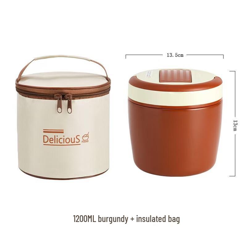 

Tejiejing Japanese Style 304 Stainless Steel Insulated Bento Box