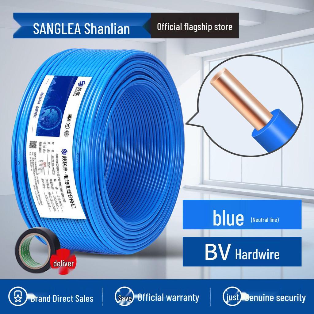 Single & Multi-strand Copper Core Wire (1.5/2.5/4/6 SQ) for Home Decor & Household Use