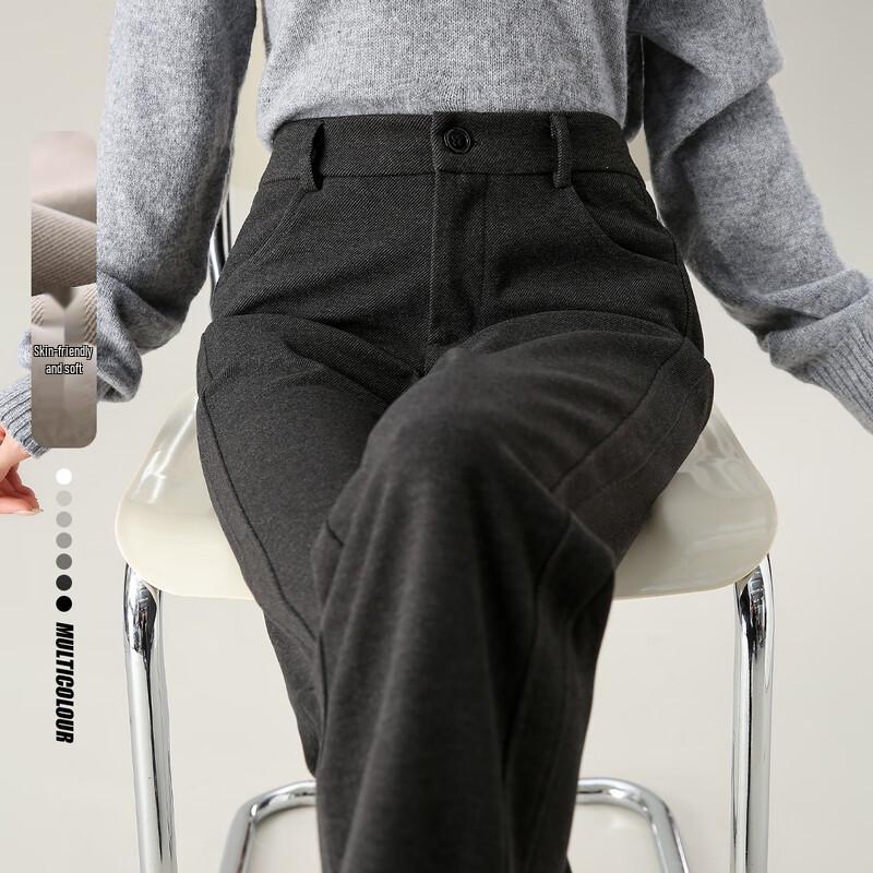 Women's Wool-Blend Harem Cigarette Pants