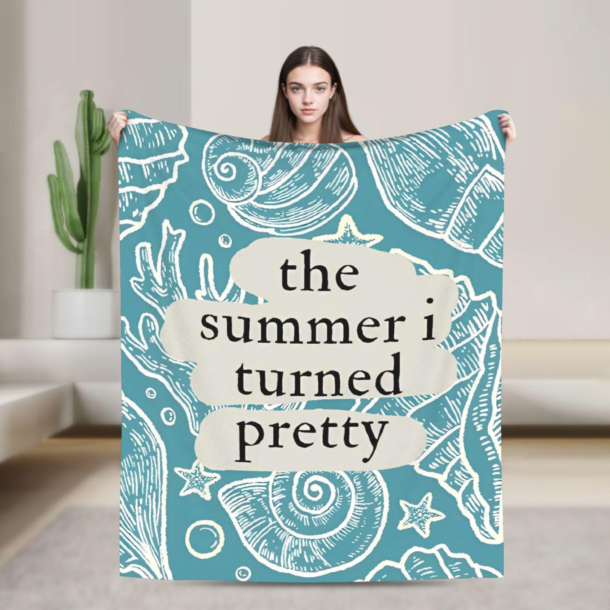 

Conrad Fisher Blanket Quality Soft The Summer I Turned Pretty Throw Blanket Winter Students Couch Bed Novelty Bedspread 75x90cm