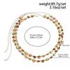 Retro Ethnic Shell Crystal Bead Belt - Multifunctional Design, Women's Sexy, Lightweight and Luxurious, Beach Party Body Jewelry