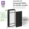4 Packs HRF-H1 HRF-H2 True HEPA Replacement Filter H Compatible with Honey-Well HPA050 HPA150 HPA060 HPA160 HHT055 HHT155 Air Cleaner Purifier with 8