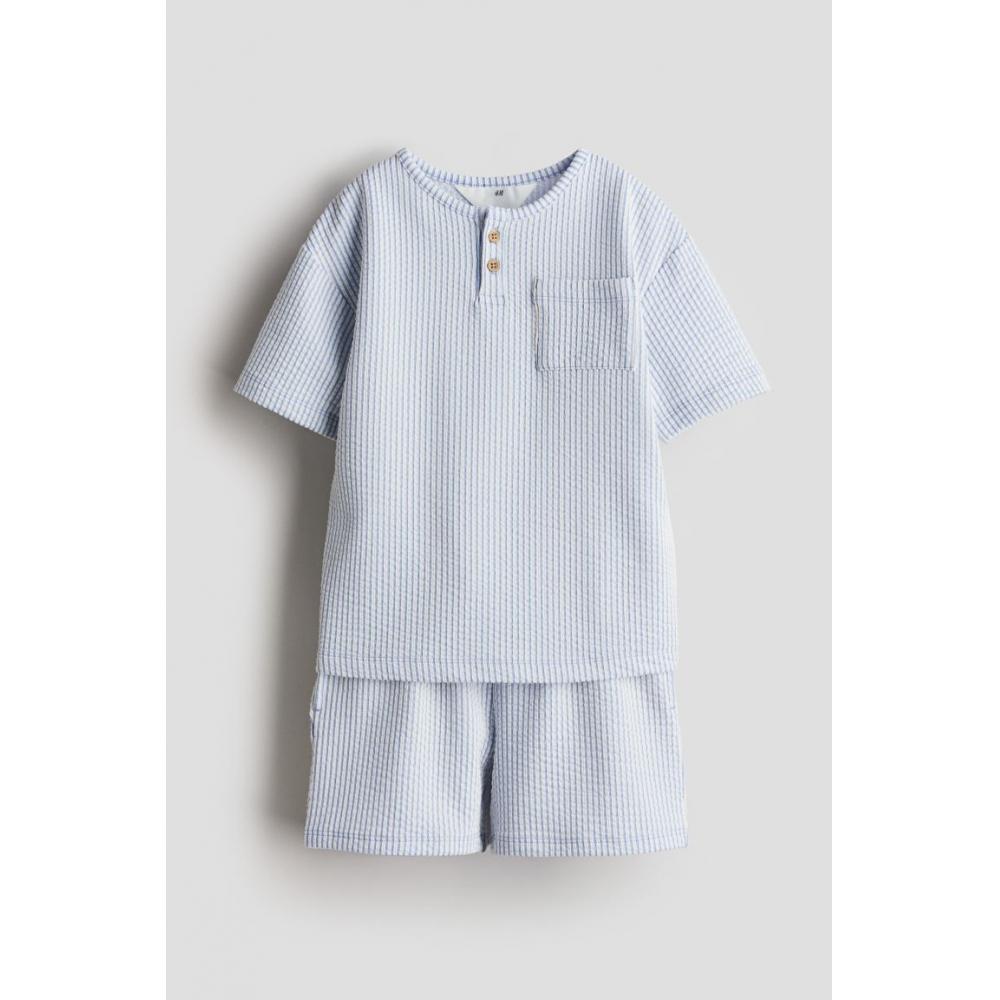 

Шорты HM Henley Top в голубую полоску