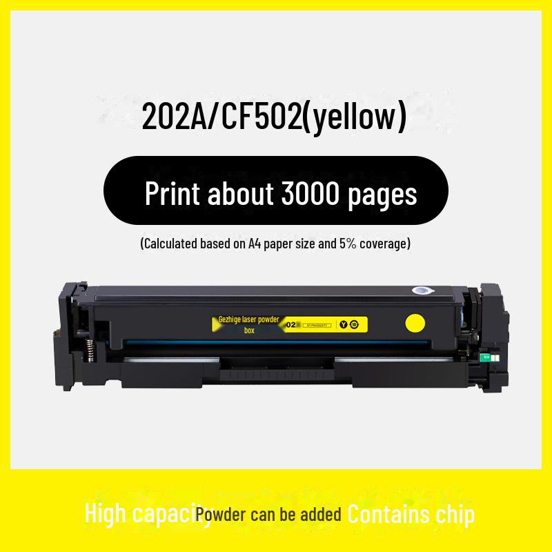 Gezhige Toner Cartridge for HP Models: M281fdw, M254dw, Cf500a, M254nw, M281fdn