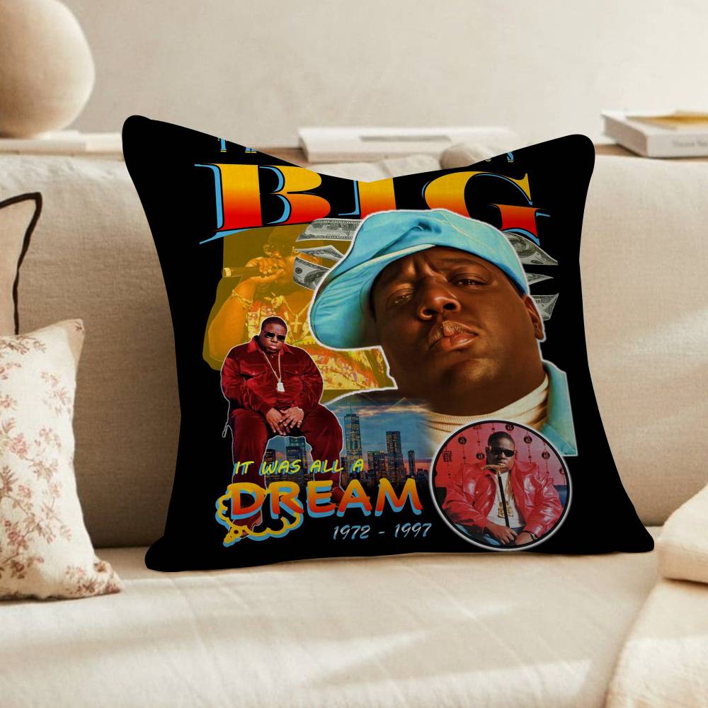 

Biggie Smalls The NNotorious BlG pillow cover sofa cushion cover home room decoration children gift 30x30 cm
