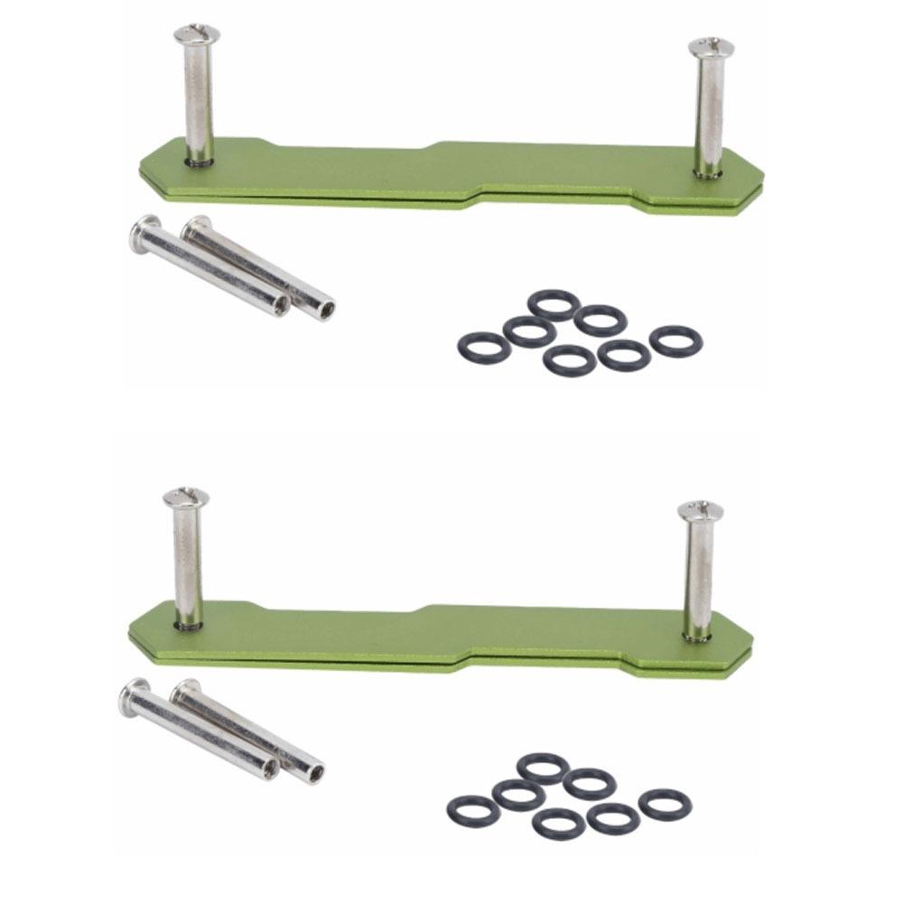 Aluminum Alloy Key Holder Double-Open Compact Key Holder Durable Key Organizer  Outdoor Use