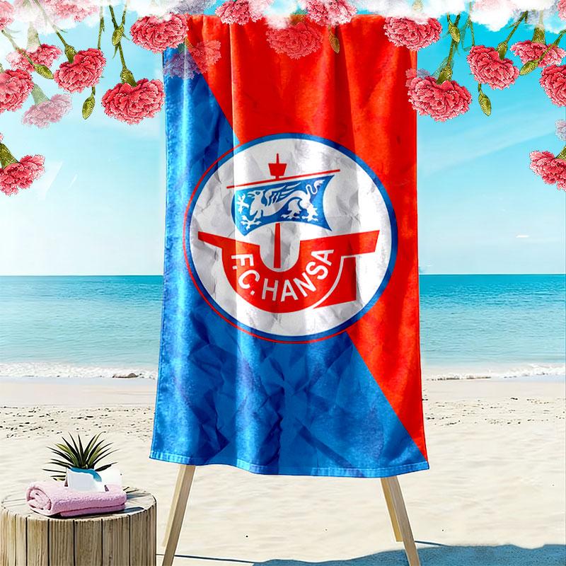Hansa Soul Print Strandtuch, Großes Weiches Schnelltrocknendes Handtuch für Strand Camping Schwimmen
