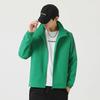 Jacket Men's Spring and Autumn Trend Hooded Casual Jacket Men's Gown Three-Bar Sports Versatile Top Jacket