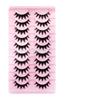 Thick Slanted Black Fox Eye False Eyelashes