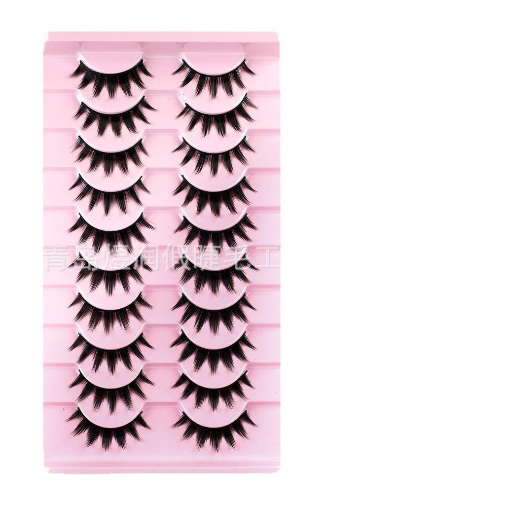 Thick Slanted Black Fox Eye False Eyelashes