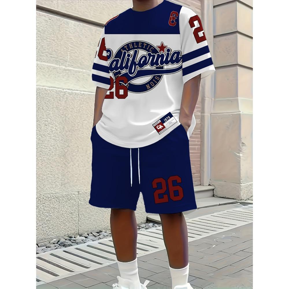 Men s casual short sleeved suit 2XS