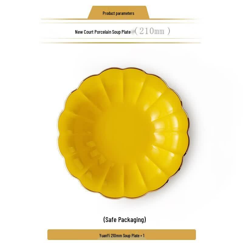 Auratic New Palace Gold-Traced Ceramic Dinnerware