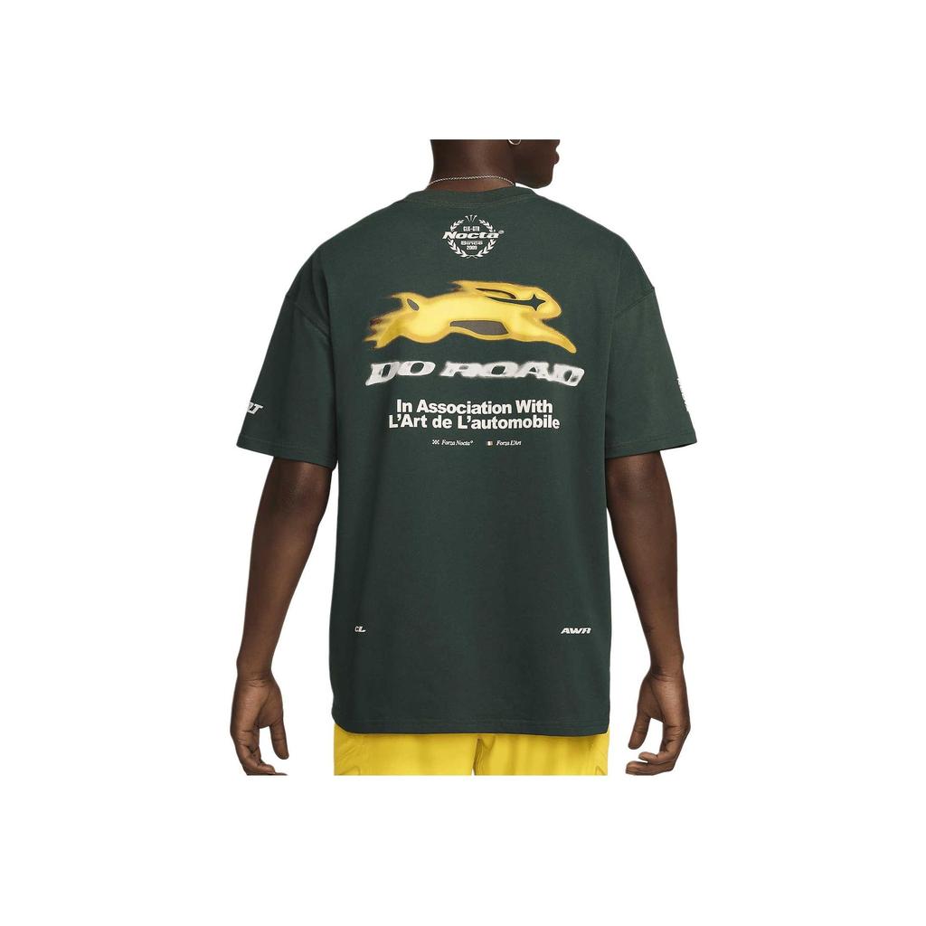 Nike X Nocta The Art Stampa Logo T-shirt Pullover Casual Unisex Top Verde FD2206-397
