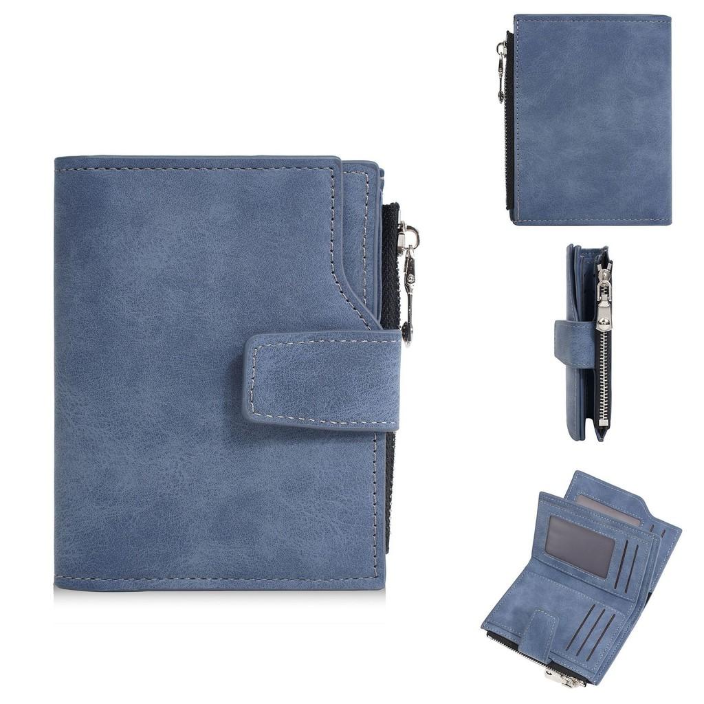 Urban Minimalist Pu Wallet For Women With Card Organizer And Solid Pattern Design For Everyday