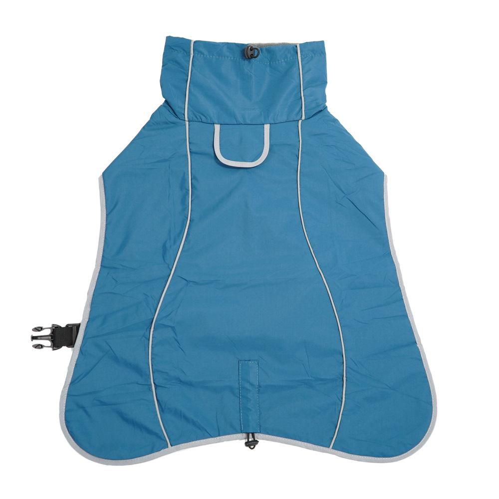 

Одежда для собак Куртка для питомца Водонепроницаемая и дождестойкая Одежда двойного назначения для погоды и дождя Большой собачий плащ для питомца S лазурь