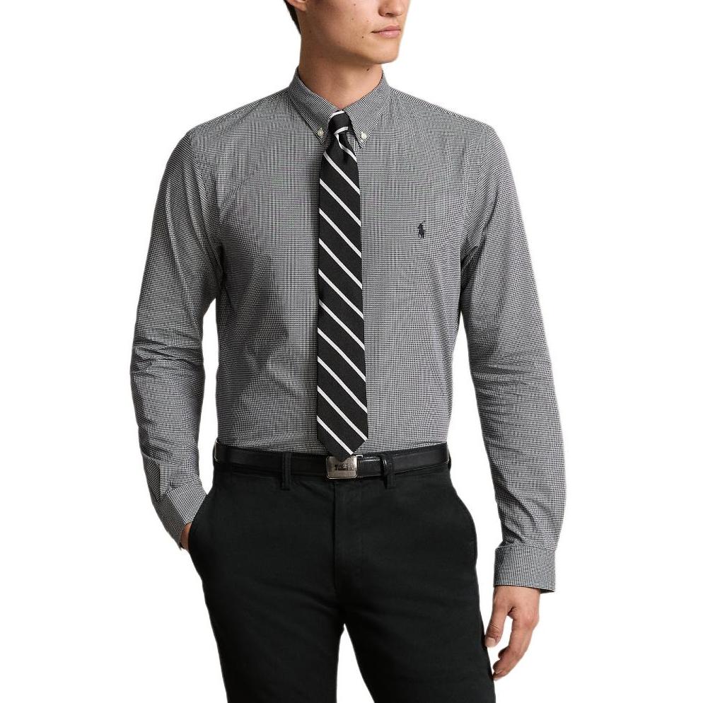 Polo Ralph Lauren Slim Fit Plaid Stretch Poplin Shirt Men Shirts MNPOWOV16823583-001