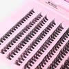 1 Stk. DIY Selbstverpflanzung Europäische und Amerikanische 40D Segmentierte Dicke und Geschwungene Wimpern Set