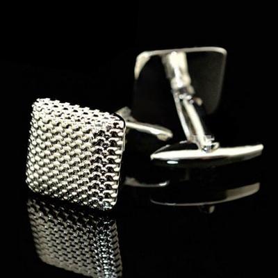 Gentleman Männer Business Hemd Manschettenknöpfe Hochzeit Party Geschenk Silber Farbe Manschettenknopf