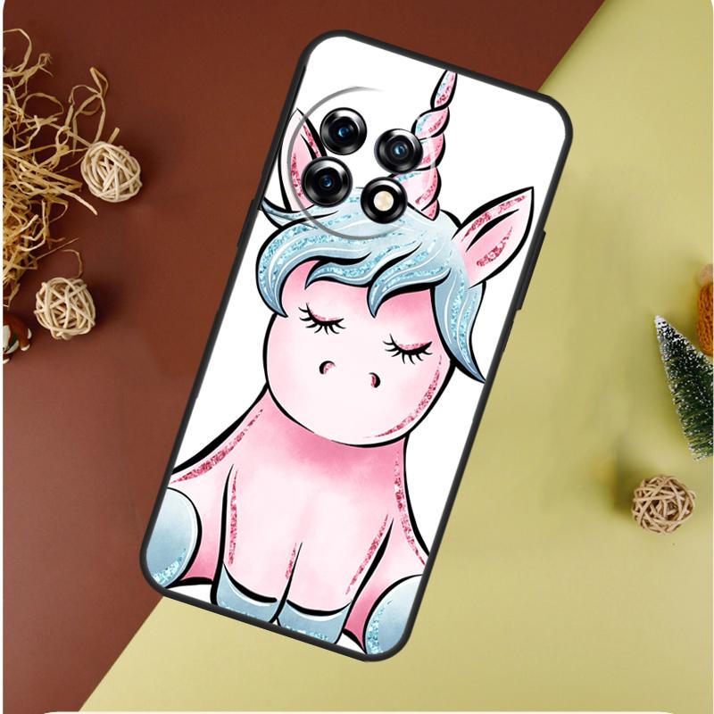 Carino Unicorno Arcobaleno Per OnePlus 13 12 11 12R 13R 9 10 Pro 8T 9RT 10T 10R Nord 4 CE 2 3 Lite N20 N30 Custodia per Telefono