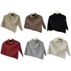 Elegant Knit Shawl for Women Winter Casual Daily Costume Slit Shawl Wraps